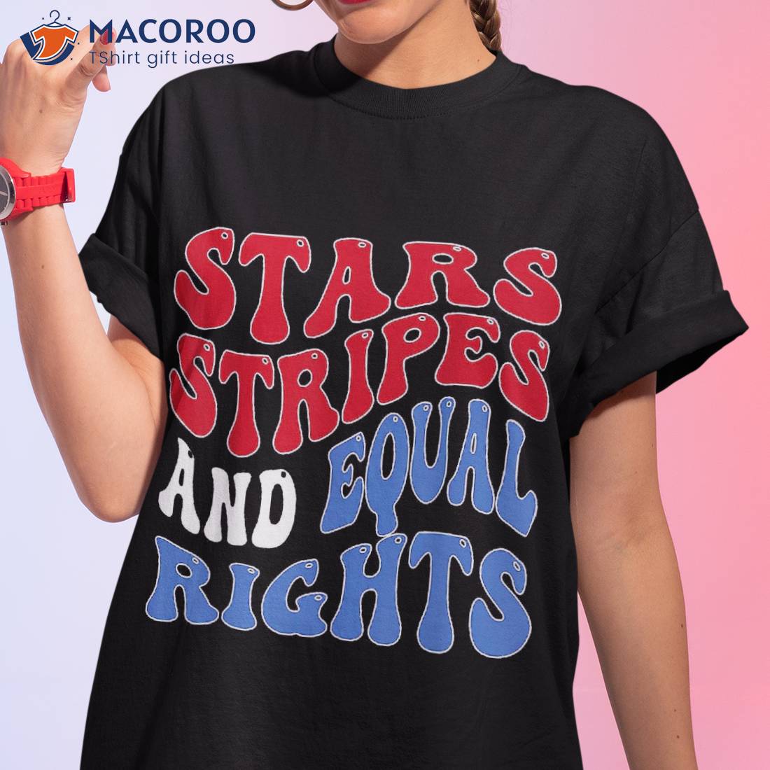 Stars Stripes And Equal Rights 4th Of July 's Shirt