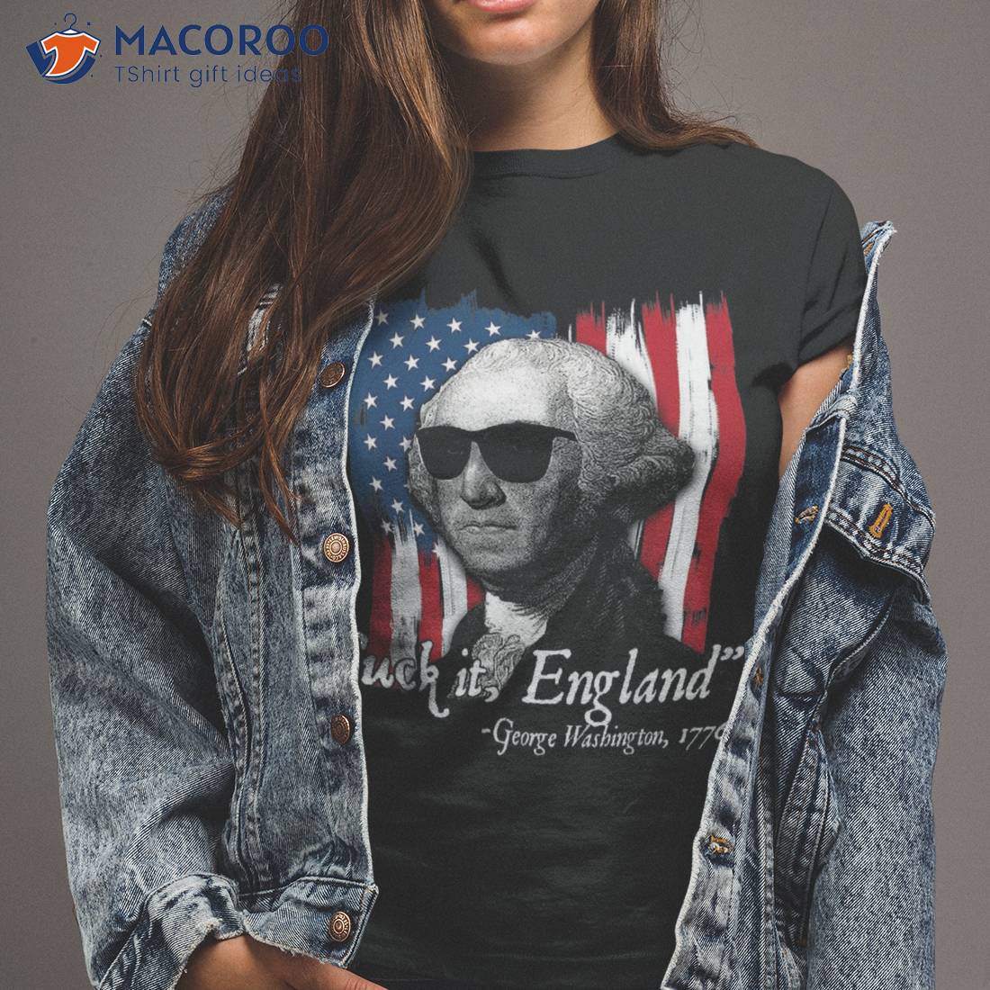 Suck It England Funny 4th Of July George Washington 1776 Shirt