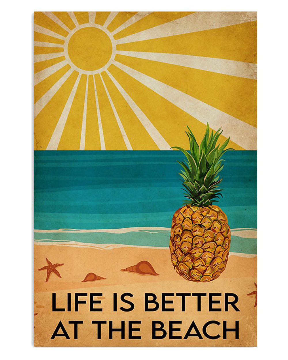 Summer Beach Ocean Life Is Better At The Beach Sand Sea Ocean Lover Poster