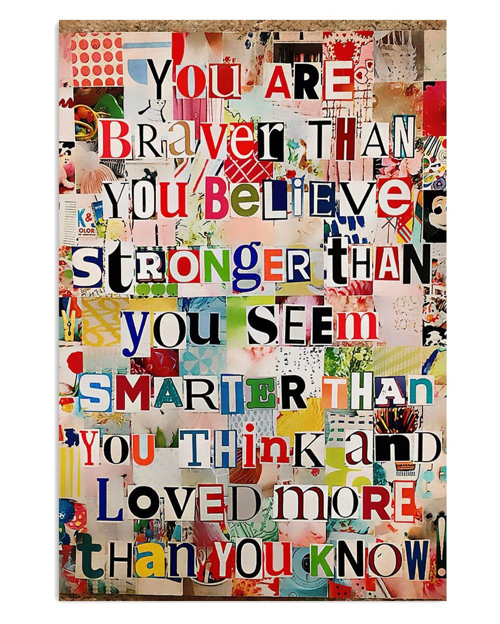 Teacher Classroom Braver Than You Believe Back To School Poster
