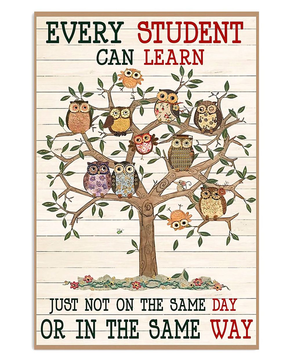 Teacher Classroom Every Student Can Learn Back To School Poster