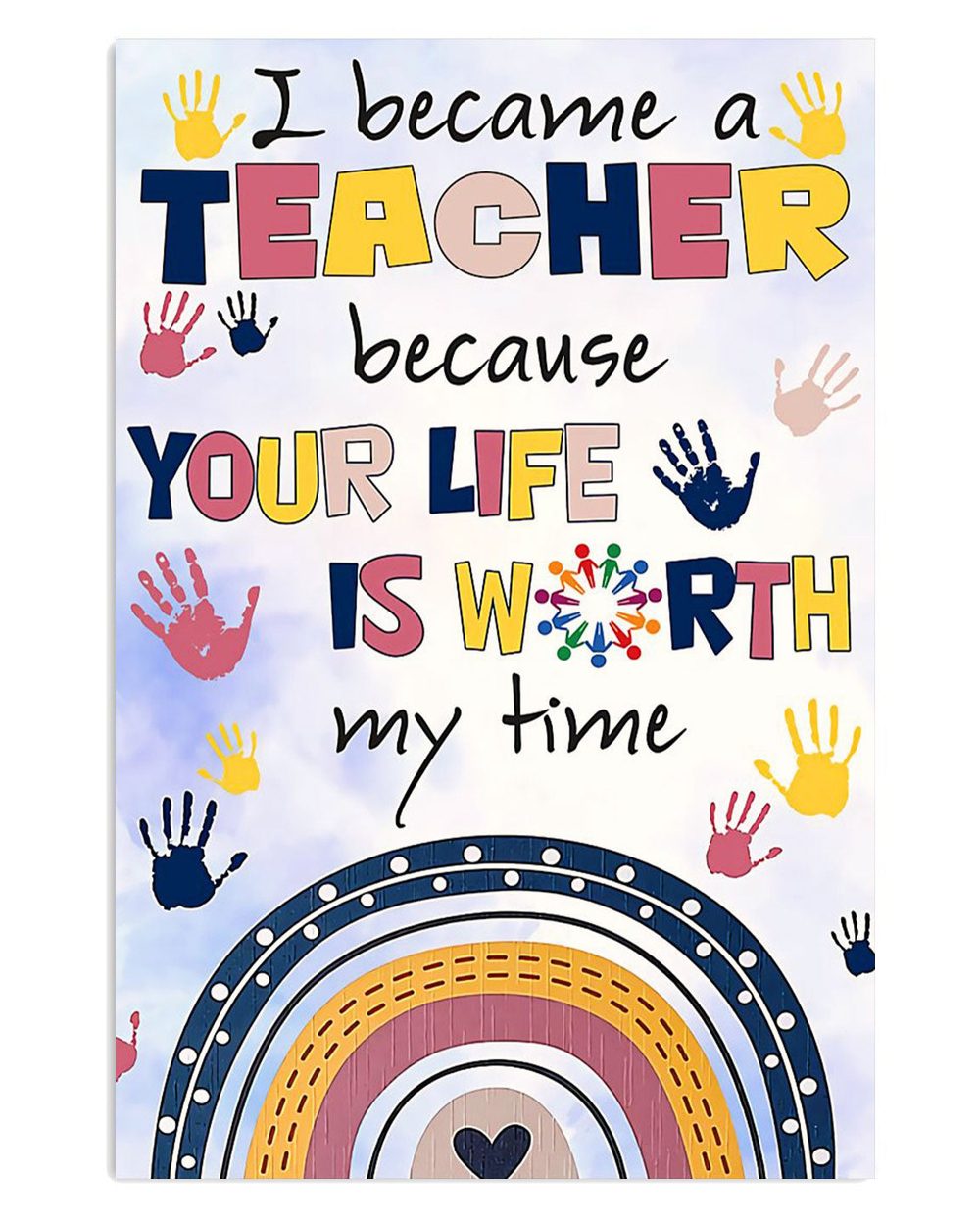 Teacher Classroom I Became A Teacher Because Back To School Poster