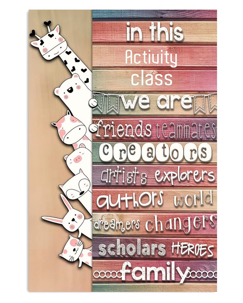 Teacher Classroom In This Activity Class Back To School Poster