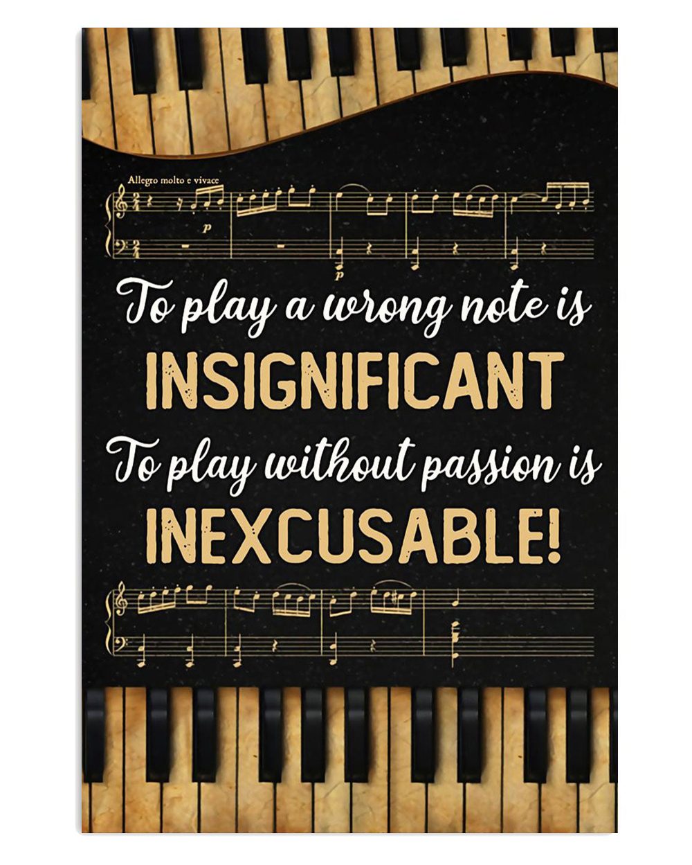 Teacher Classroom Play A Wrong Note Back To School Poster