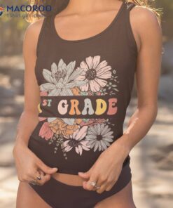 Team First Grade Teacher Student Groovy Back To School Gift Shirt