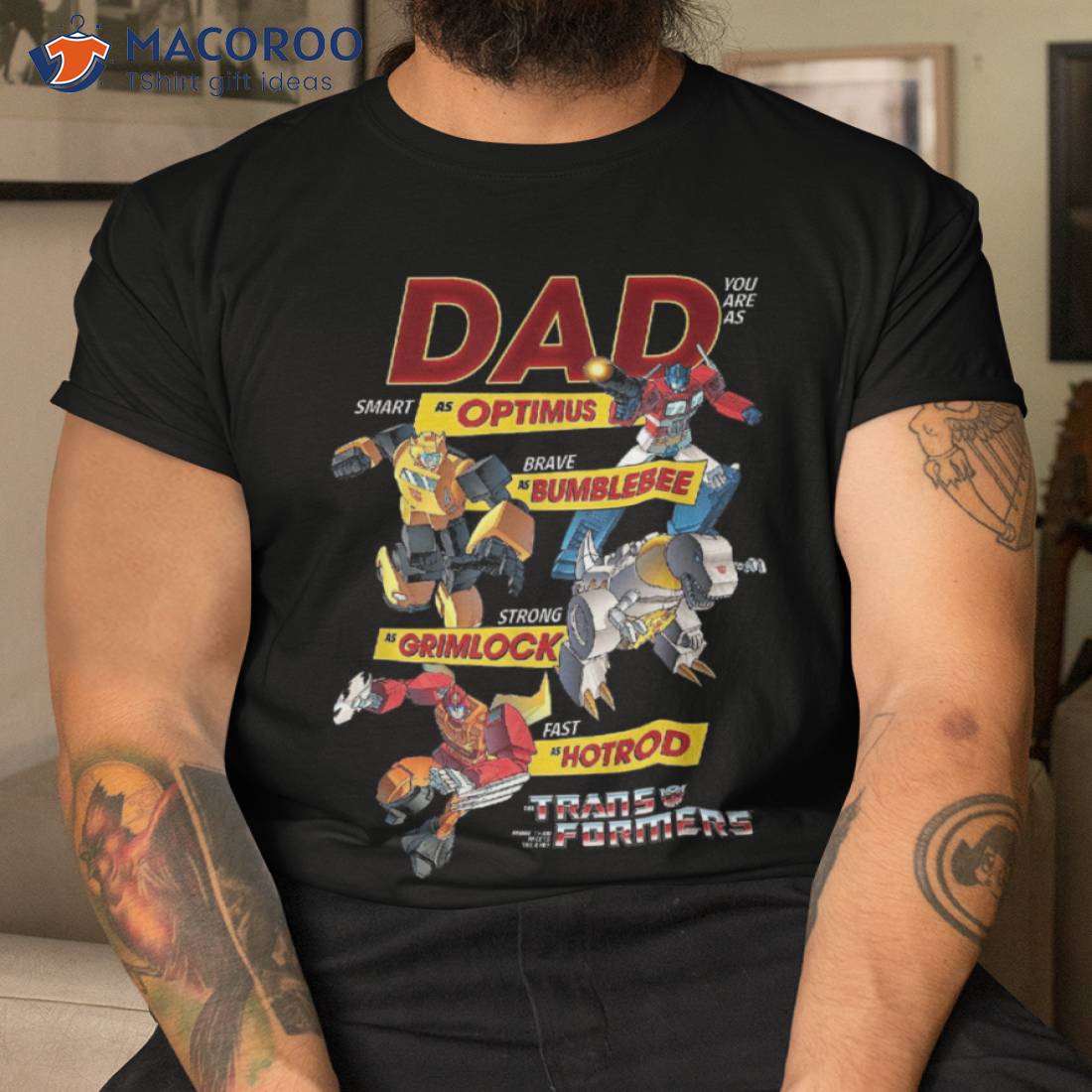 Transformers Father's Day Autobots Dad You Are Smart Logo Shirt