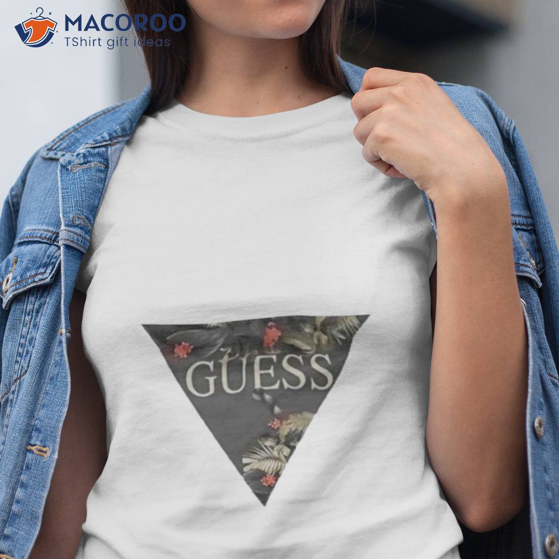 Tropical Plant Vintage Guess Shirt
