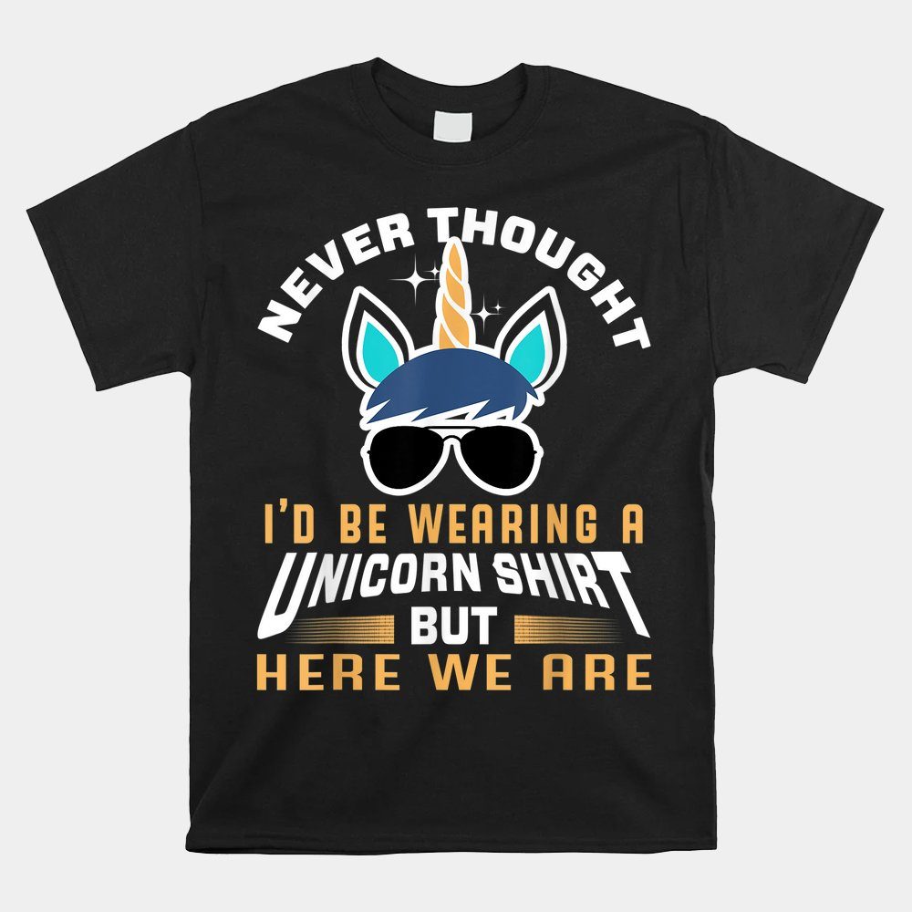 Unicorn Papa Dad Grandpa Big Brother Shirt
