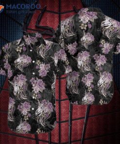Unicorn Skull Flower Hawaiian Shirt