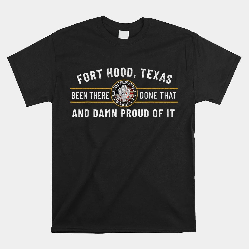 Us Army 1st Cavalry Division Fort Hood Texas Veteran Shirt
