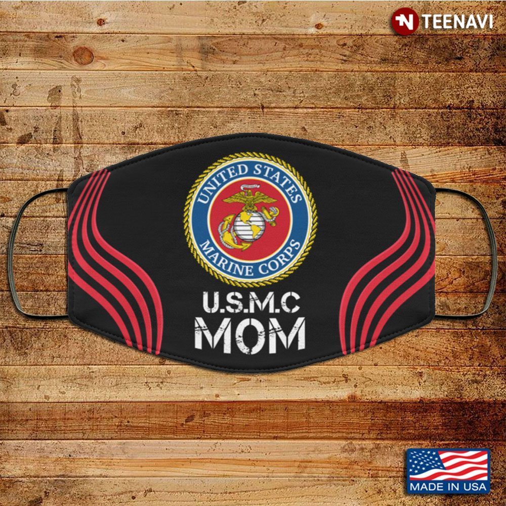 USMC Mom Washable Reusable Custom United States Marine CorpsShirt