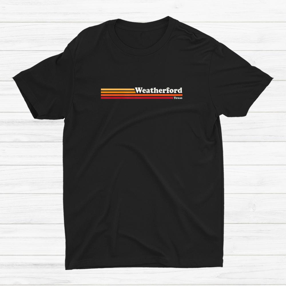 Vintage 1980s Graphic Style Weatherford Texas Shirt
