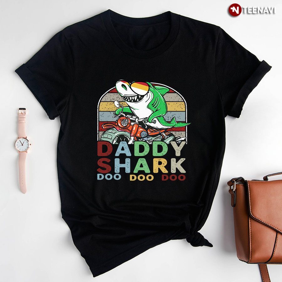 Vintage Daddy Shark Doo Doo Doo A New VersionShirt