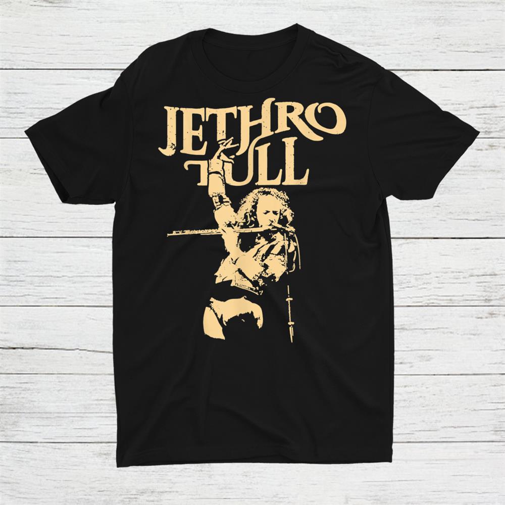 Vintage Jethro Singer Art Tull Funny Rock Shirt