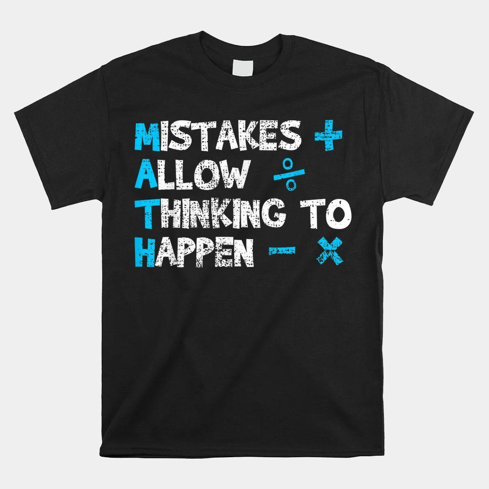 Vintage Math Teacher Shirt