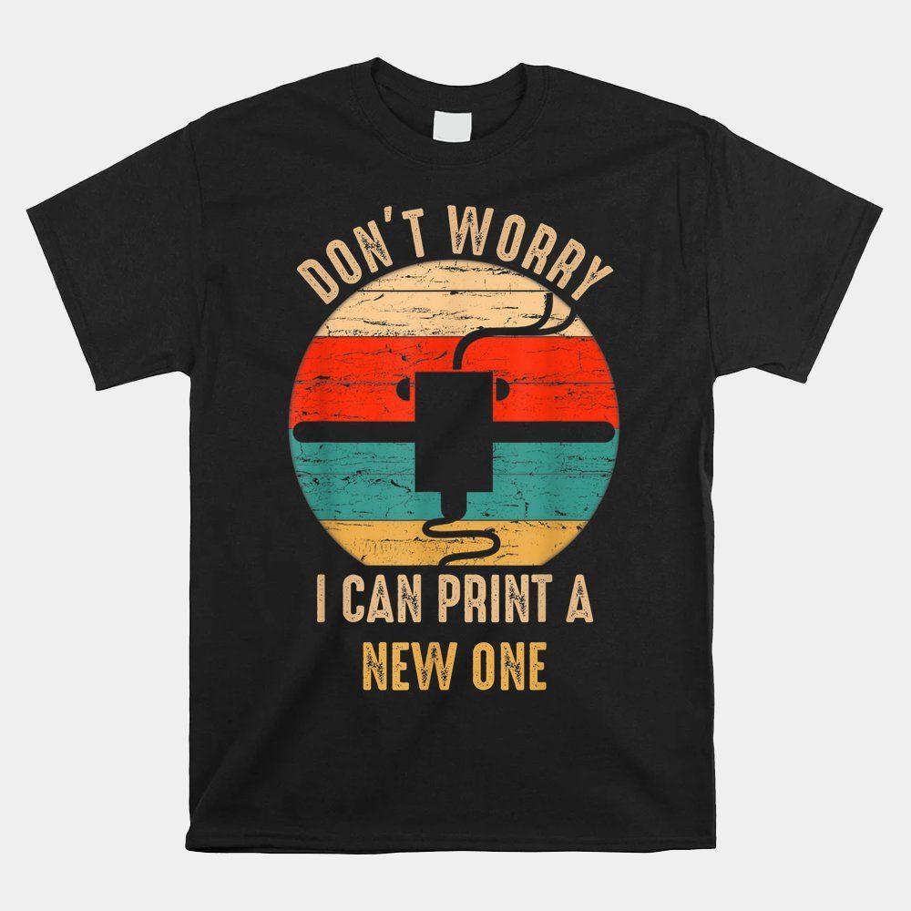 Vintage Retro 3d Printer Shirt