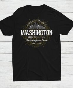 Vintage State Of Washington Retro Shirt