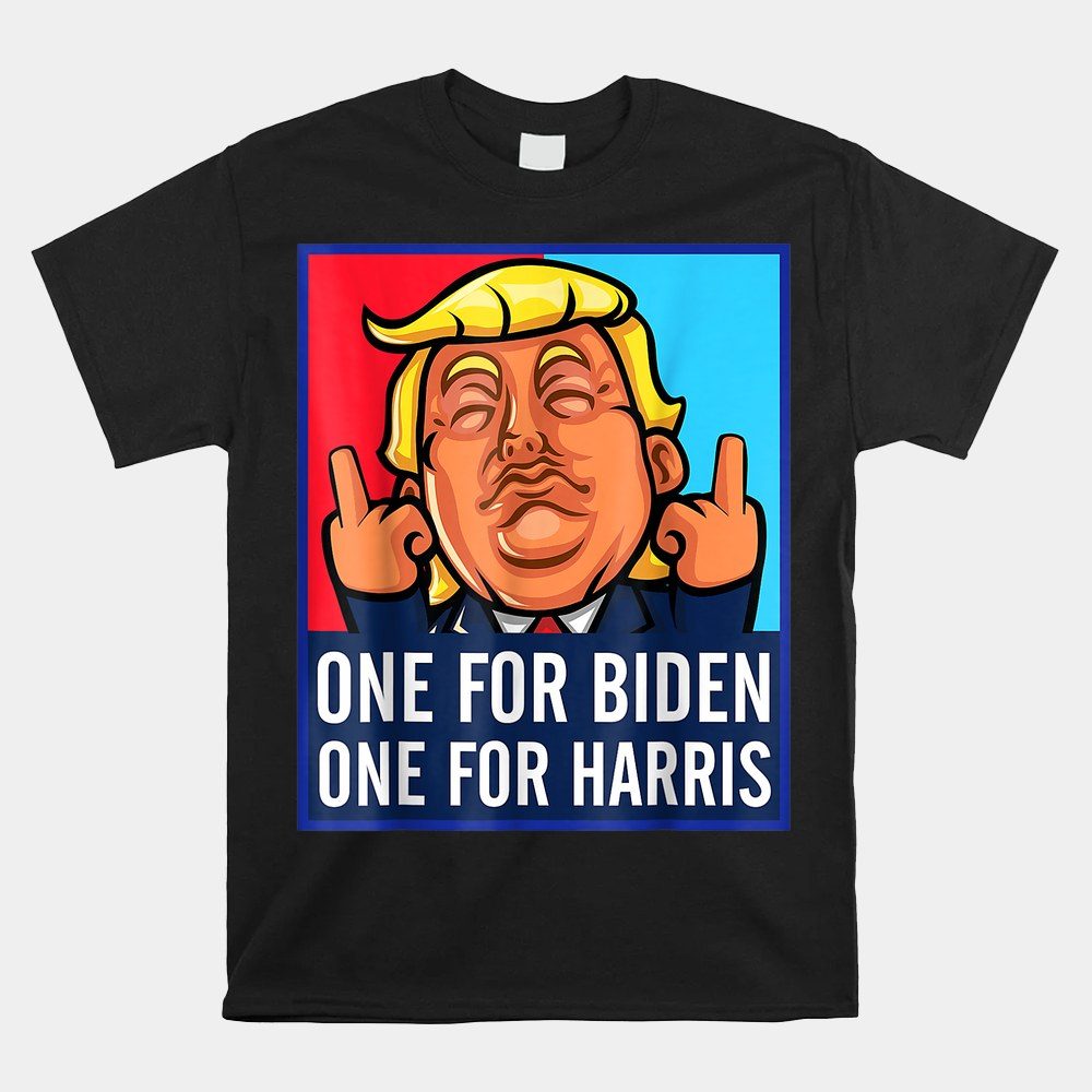 Vintage Trump With Two Fingers One Shirt