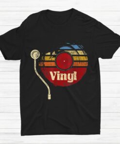 Vinyl Retro Lp Vinyl Records Lover Music Dj Shirt