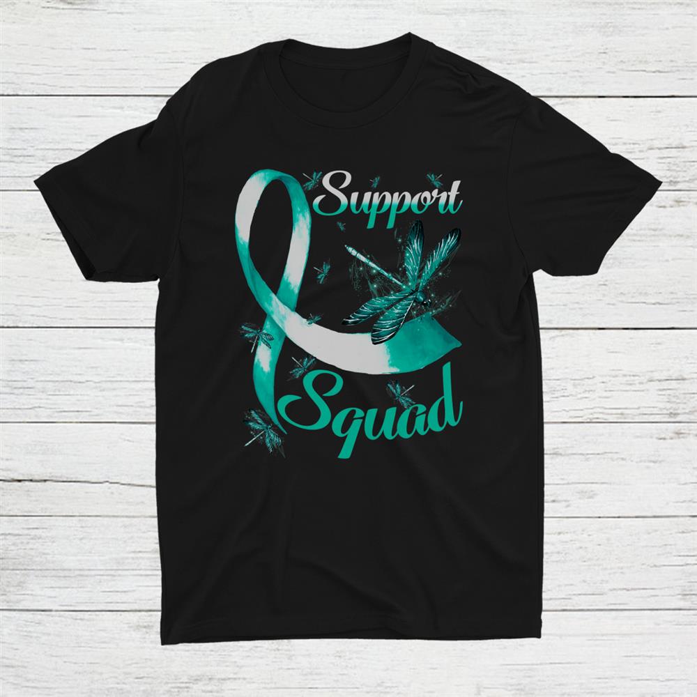 Warrior Support Squad Dragonfly Anxiety Disorder Awareness Shirt