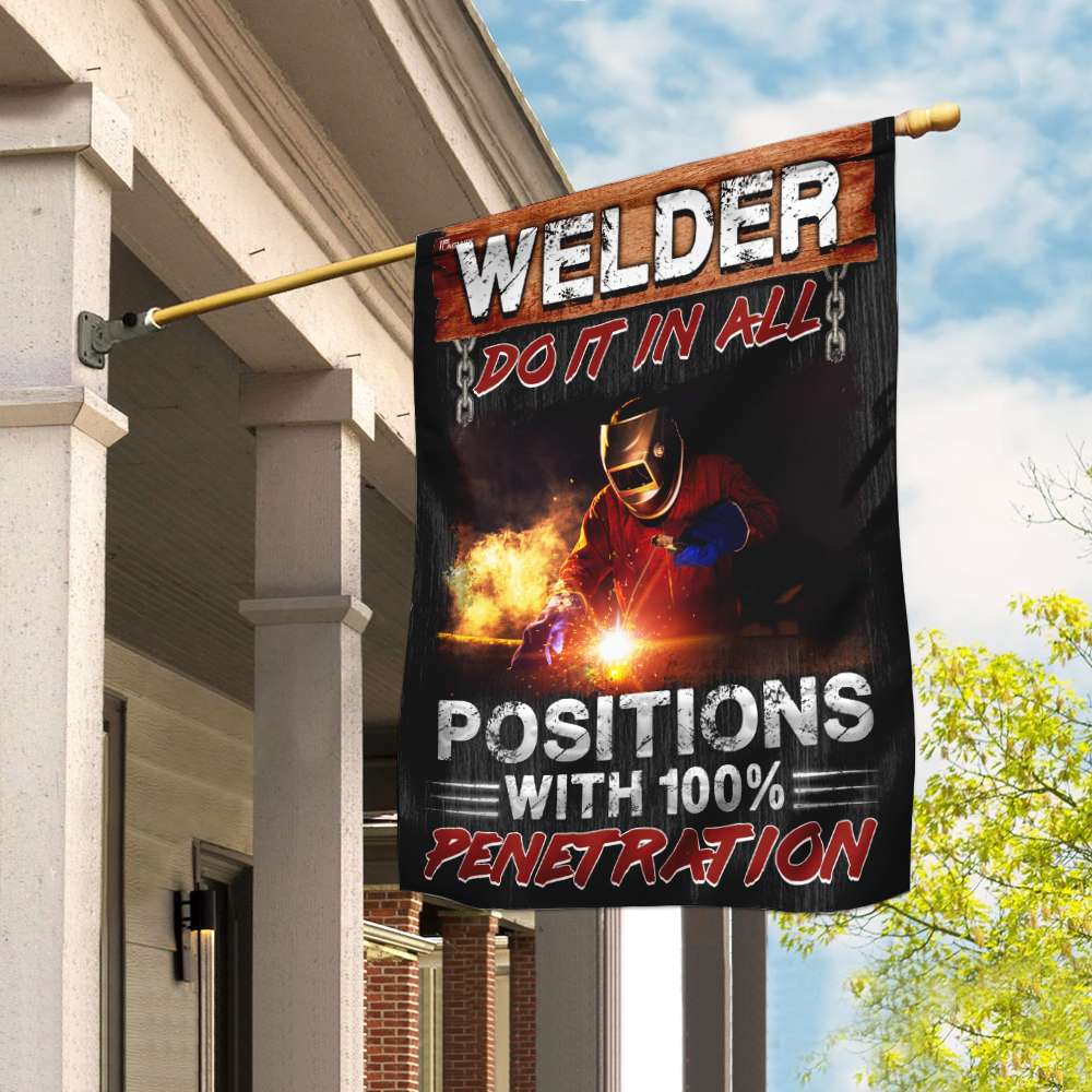 Welders Do It In All Positions With 100% Penetration Flag QLP18F