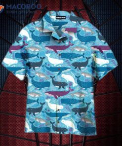 Whales, Marine Mammals, And Sea Hawaiian Shirts Under The