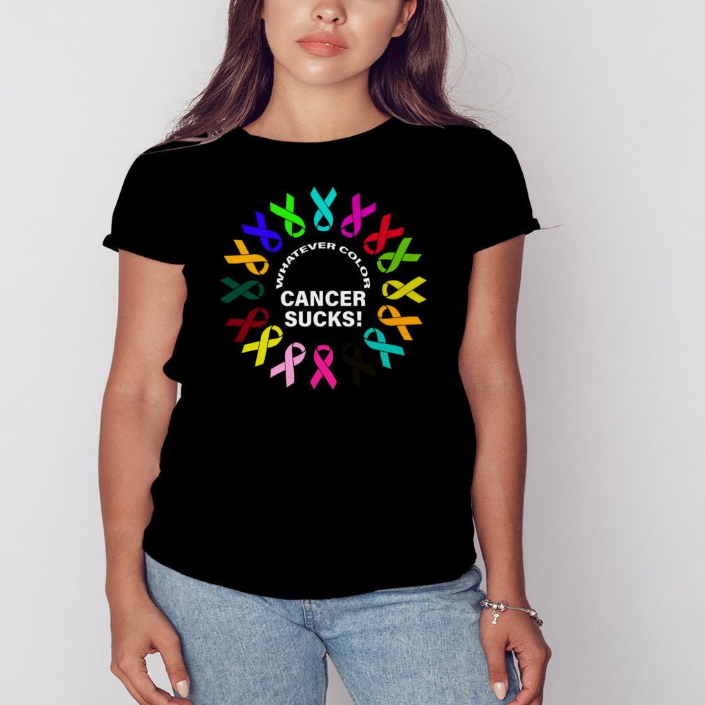 Whatever Color Cancer Sucks 2023 shirt