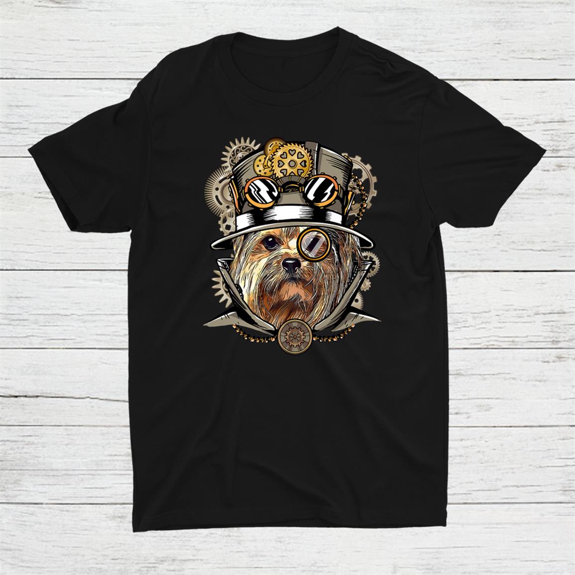 Yorkshire Terrier Dog Medieval Victorian Gothic Steampunk Shirt