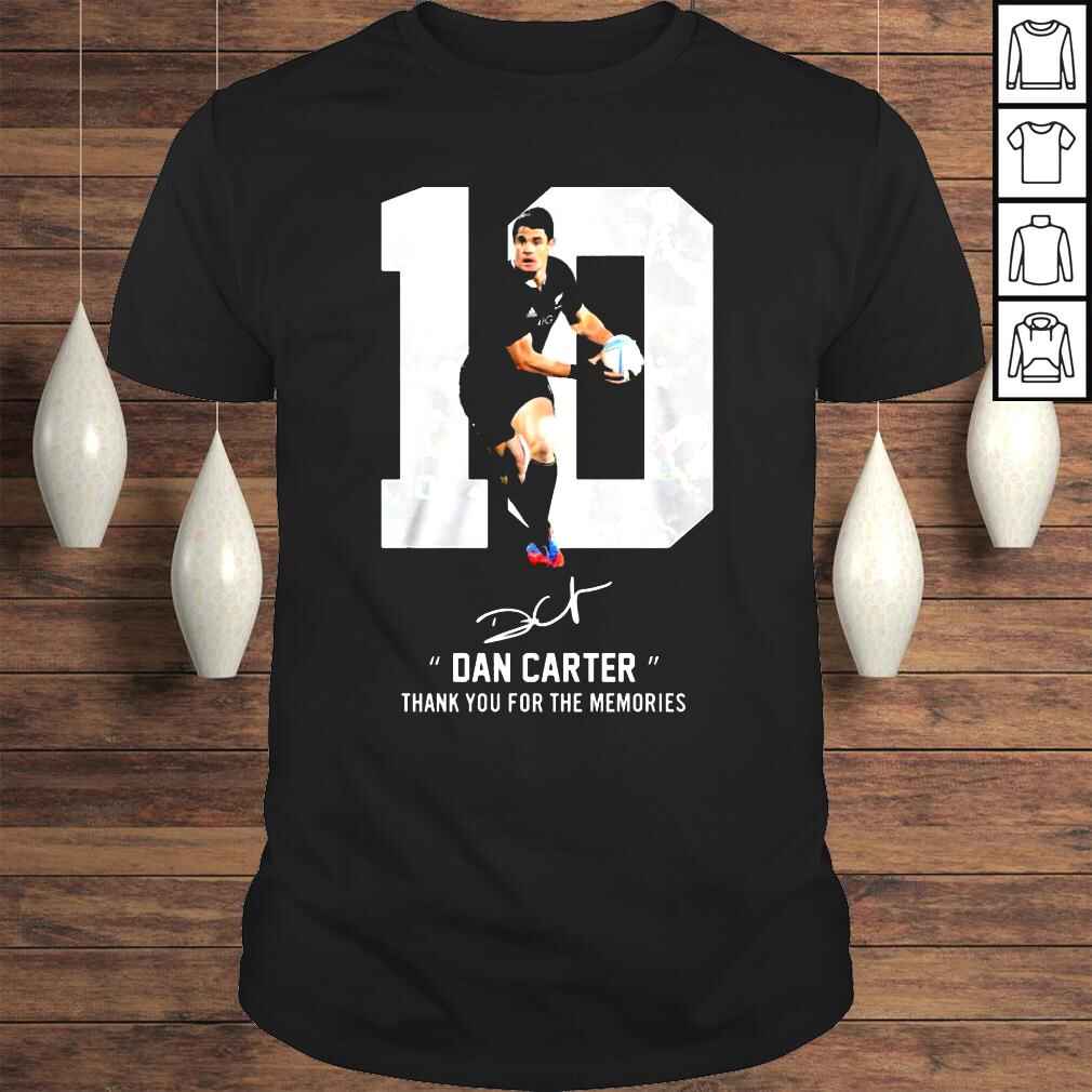 10 Dan Carter Signature Thank You For The Memories TShirt