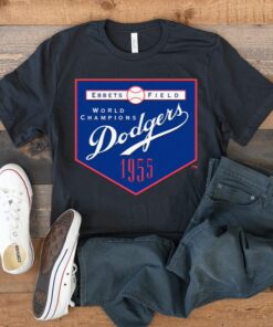 1955 Brooklyn Dodgers World Champions T Shirt