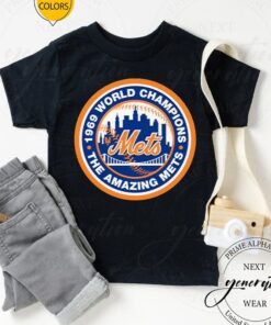 1969 New York Mets World Champions - The Amazing Mets T Shirt