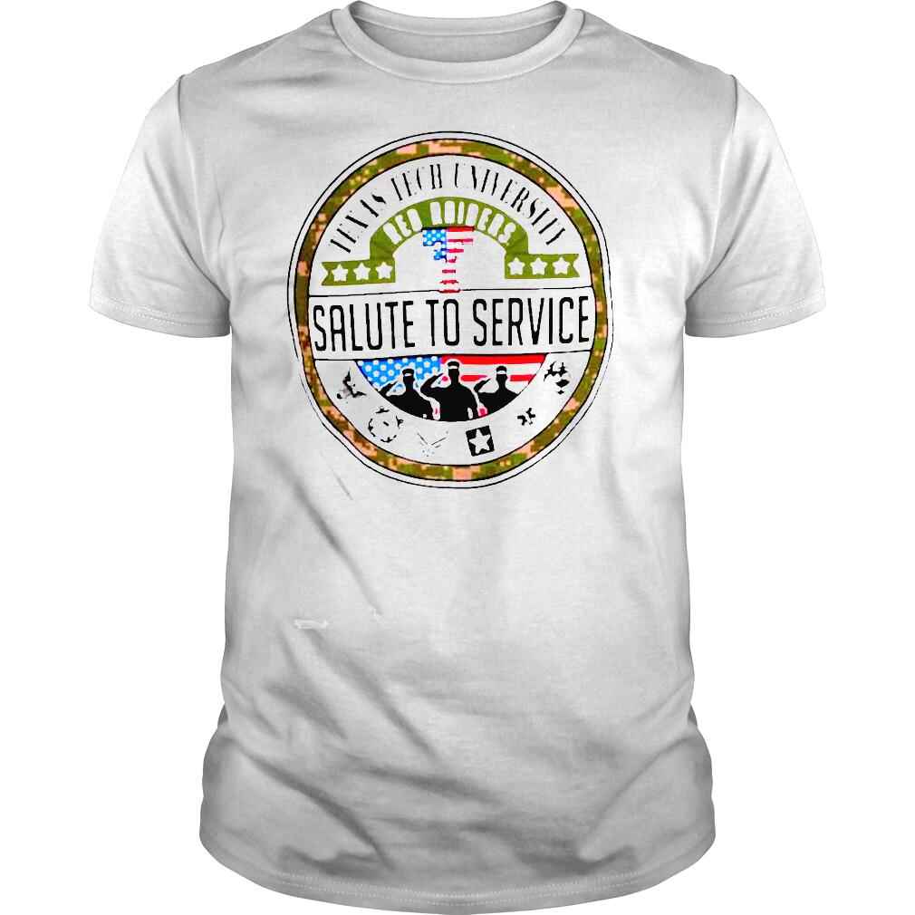 2021 Texas Tech University Red Raiders Salute to Service shirt