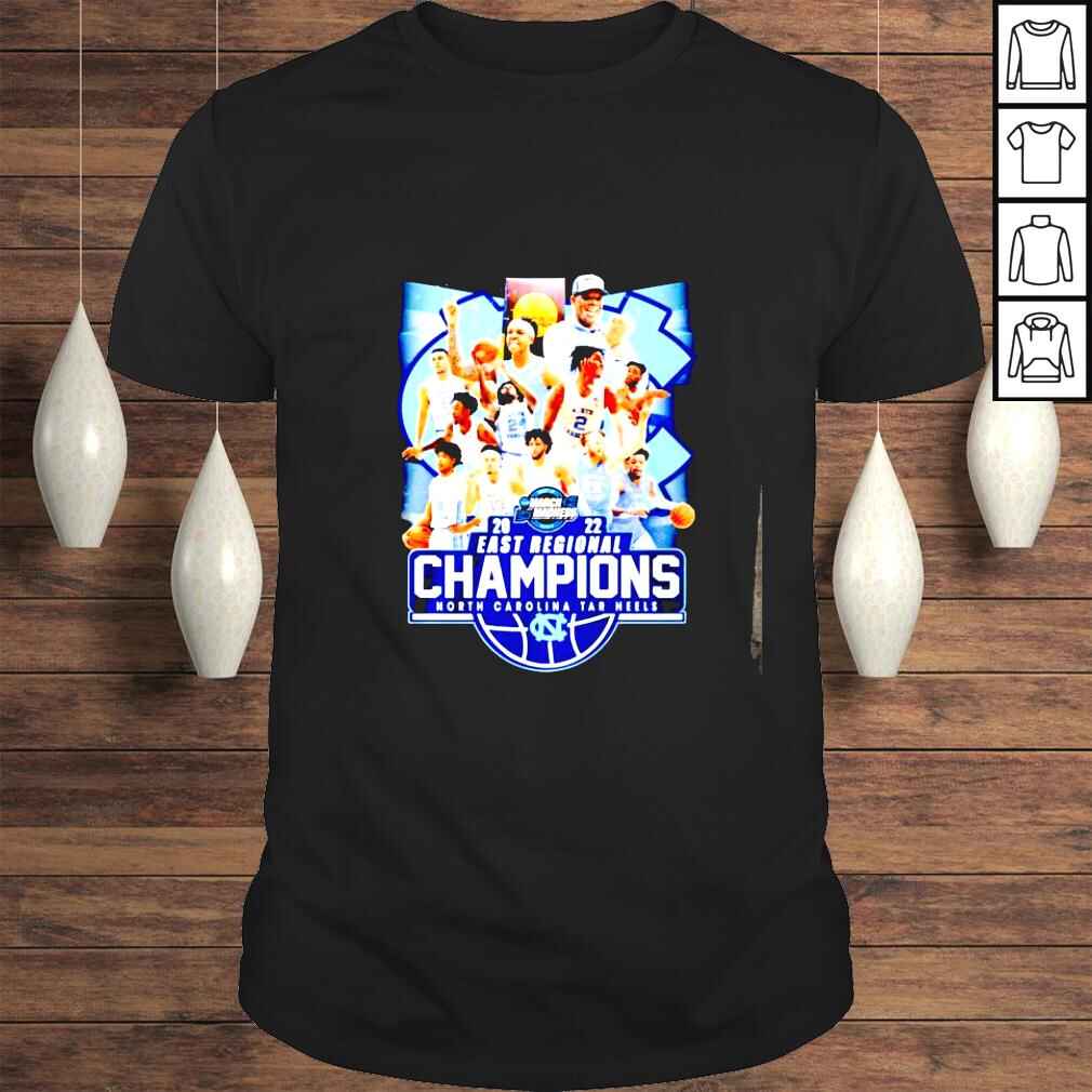 2022 East Regional Champions North Carolina Tar Heels shirt