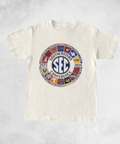 2023-24 SEC Football All-Team Logo T Shirts