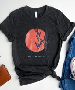 American Football Red Sun T-Shirt