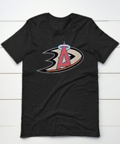 Anaheim Ducks and LA Anaheim Angels Logo Shirts