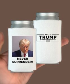 Trump 2024 Never Surrender Beverage Cooler Black