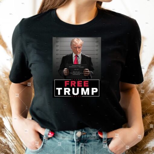 Trump Mugshot Sign Shirts
