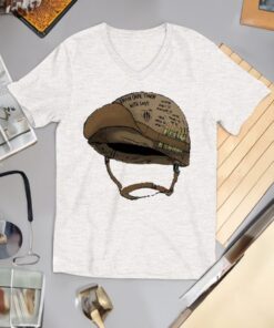 Veteran’s Helmet art t shirt
