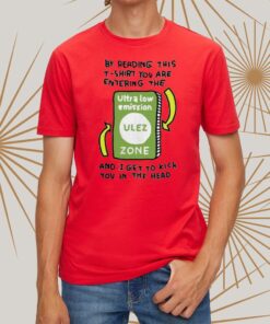 Zoe Bread By Reading This T-Shirt You Are Entering The Ultra Low Emission Ulez Zone Shirtt