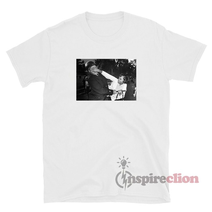A Black Woman Claws At A Milwaukee Police Captain's Face T-Shirt