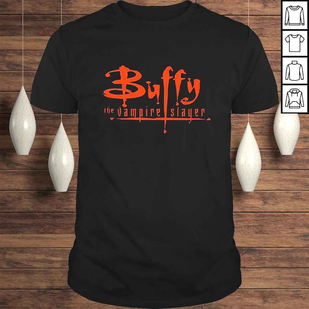 Adaptive Level Of Conquest Sparkling Buffy The Vampire Slayer logo retro shirt