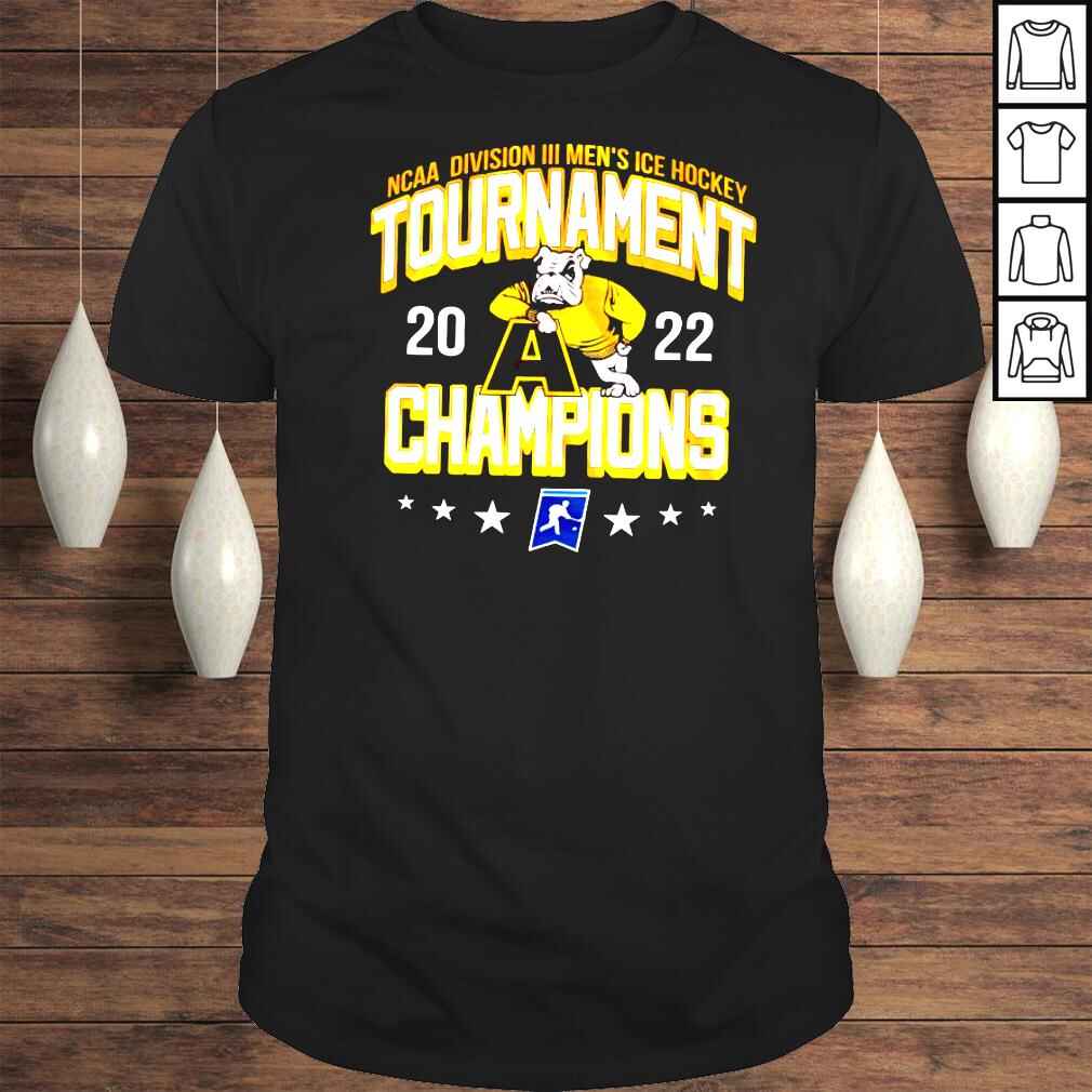 Adrian Bulldogs 2022 NCAA Division III Mens Ice Hockey Champions shirt