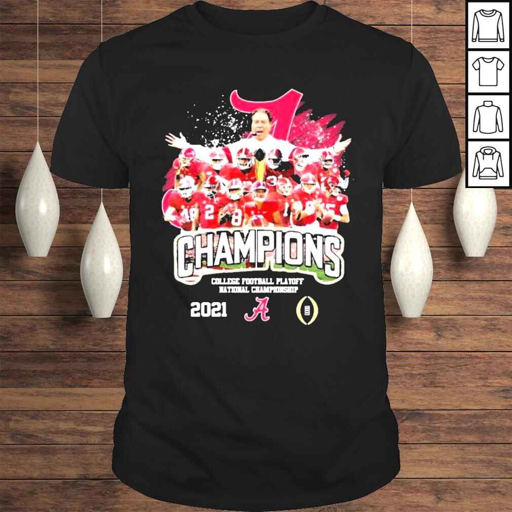 Alabama Crimson Tide Champions College Football Playoff National Championship 2021 shirt