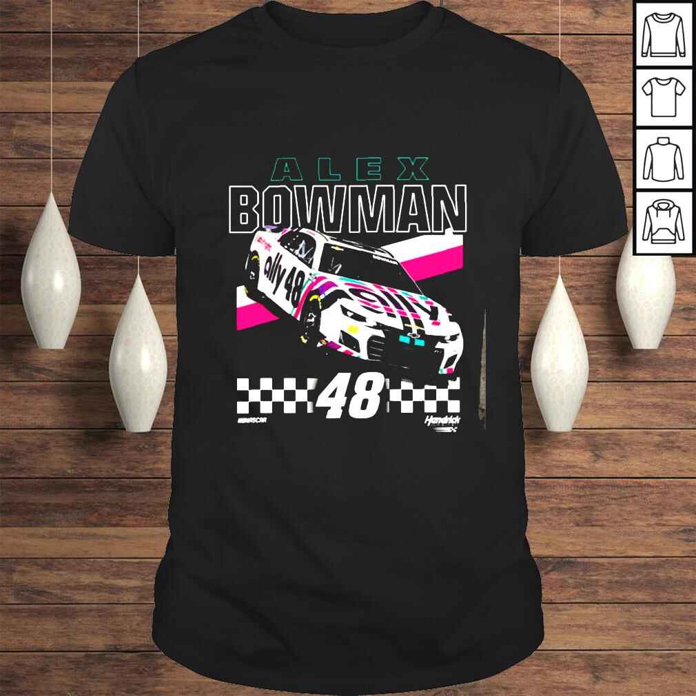 Alex Bowman Hendrick Motorsports Team Collection Charcoal Ally shirt
