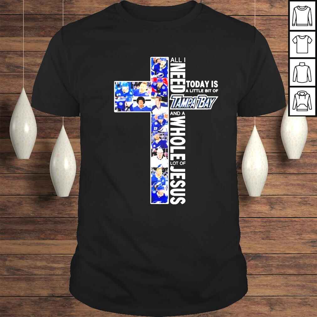 All I need today is a little bit of Tampa Bay Lightning and a whole lot of Jesus shirt