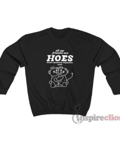 All My Friends Are Hoes Honest Optimistic Empathetic Souls Sweatshirt
