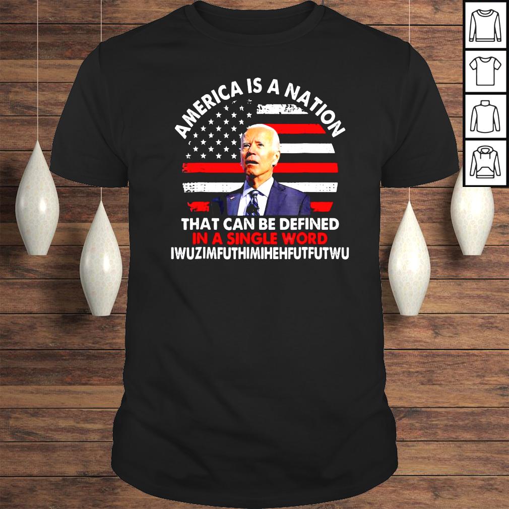 America Is A Nation That Can Be Defined In Single American Flag Shirt