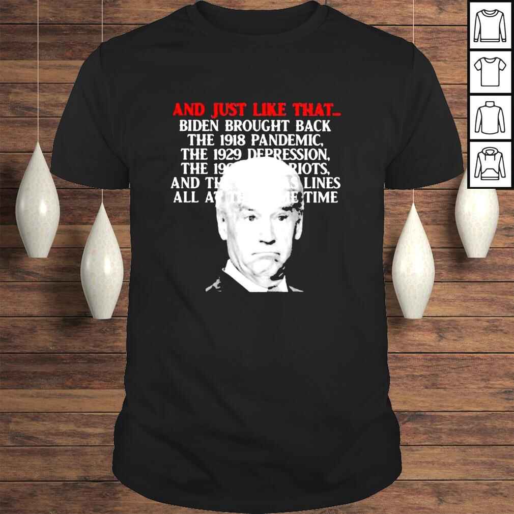 And Just Like That Biden Brought Back The 1918 Pandemic Shirt