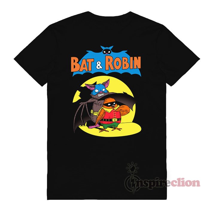 Bat & Robin x Style Batman And Robin Funny T-Shirt